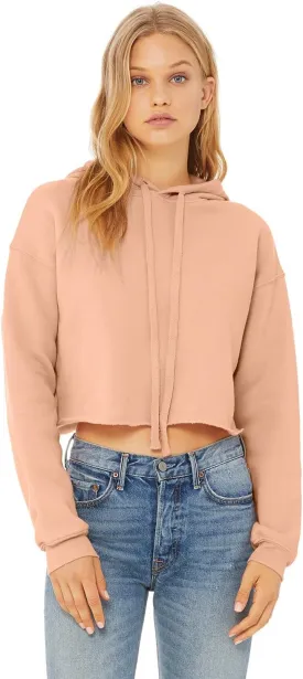 Bella Canvas B7502 Ladies Cropped Fleece Hoodie