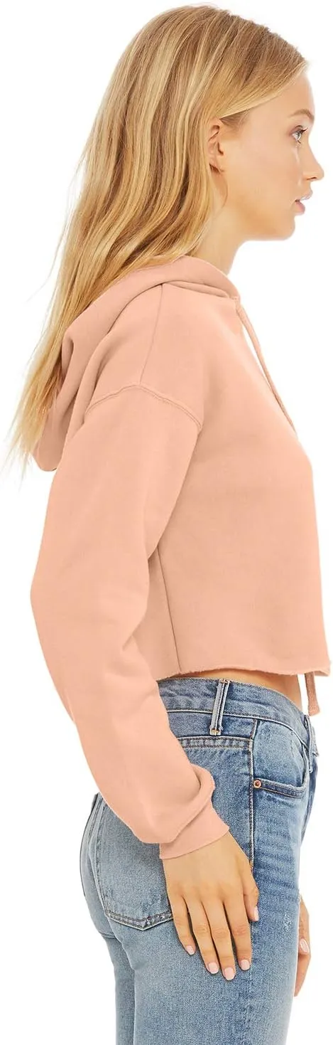 Bella Canvas B7502 Ladies Cropped Fleece Hoodie