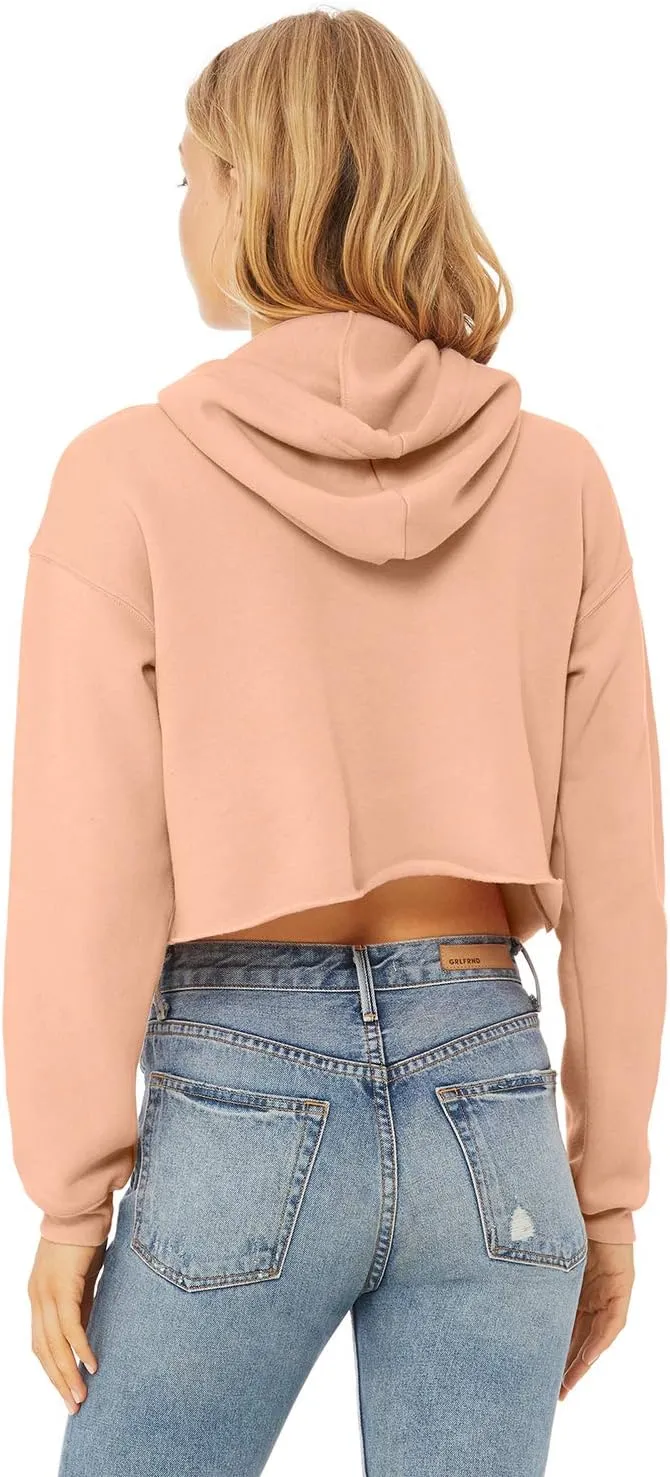 Bella Canvas B7502 Ladies Cropped Fleece Hoodie