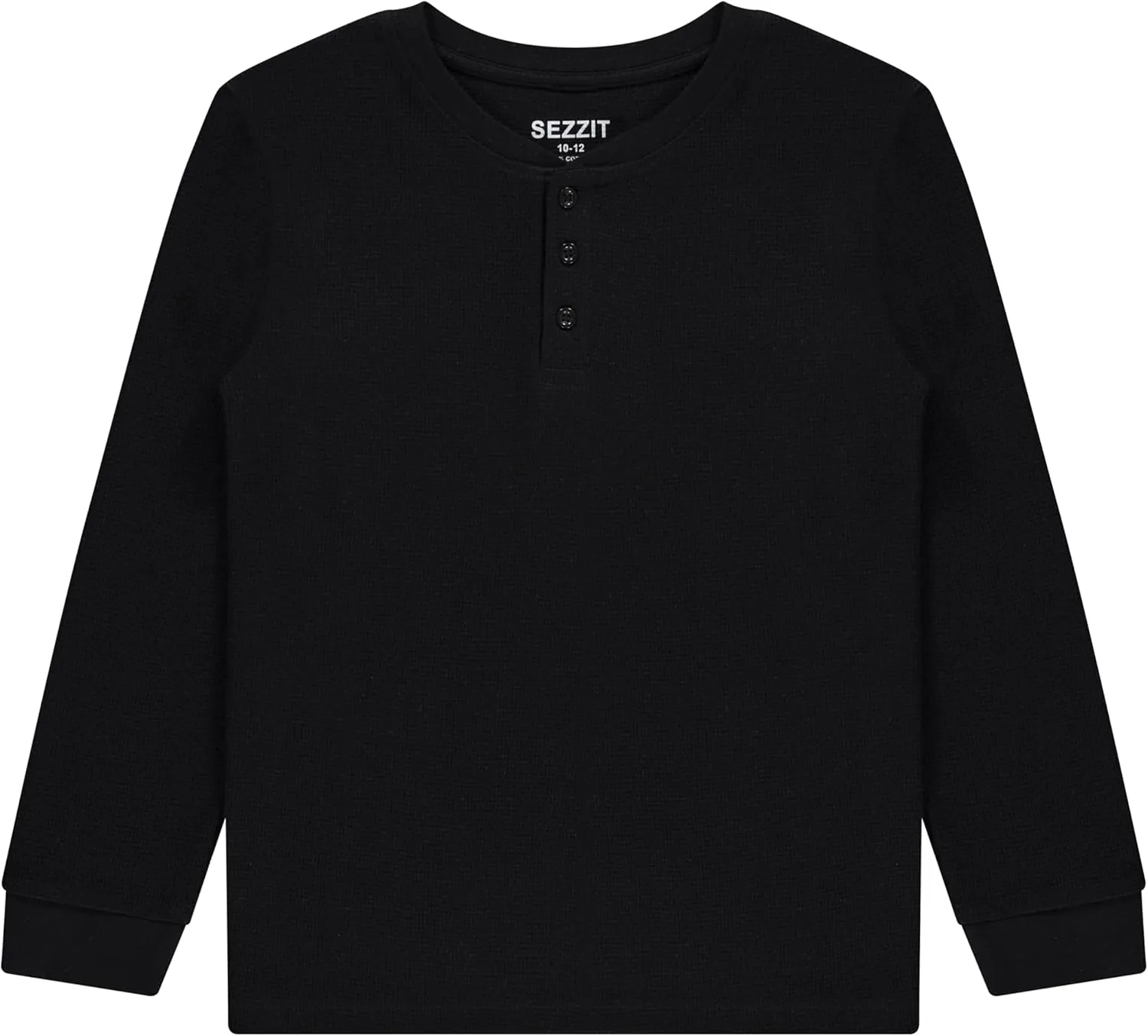 Boys' 2-Pack Thermal Henley Tops - Cozy, Breathable Long Sleeve Shirts for School and Play, Sizes 4-18