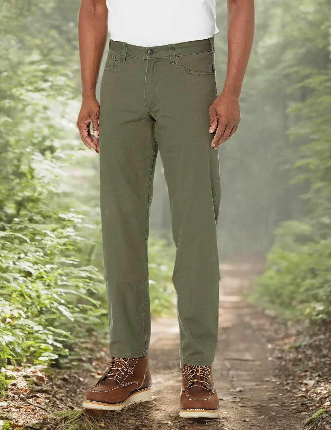 Carhartt Men's 102517 Rugged Flex Relaxed Fit Canvas 5-Pocket Work Pan