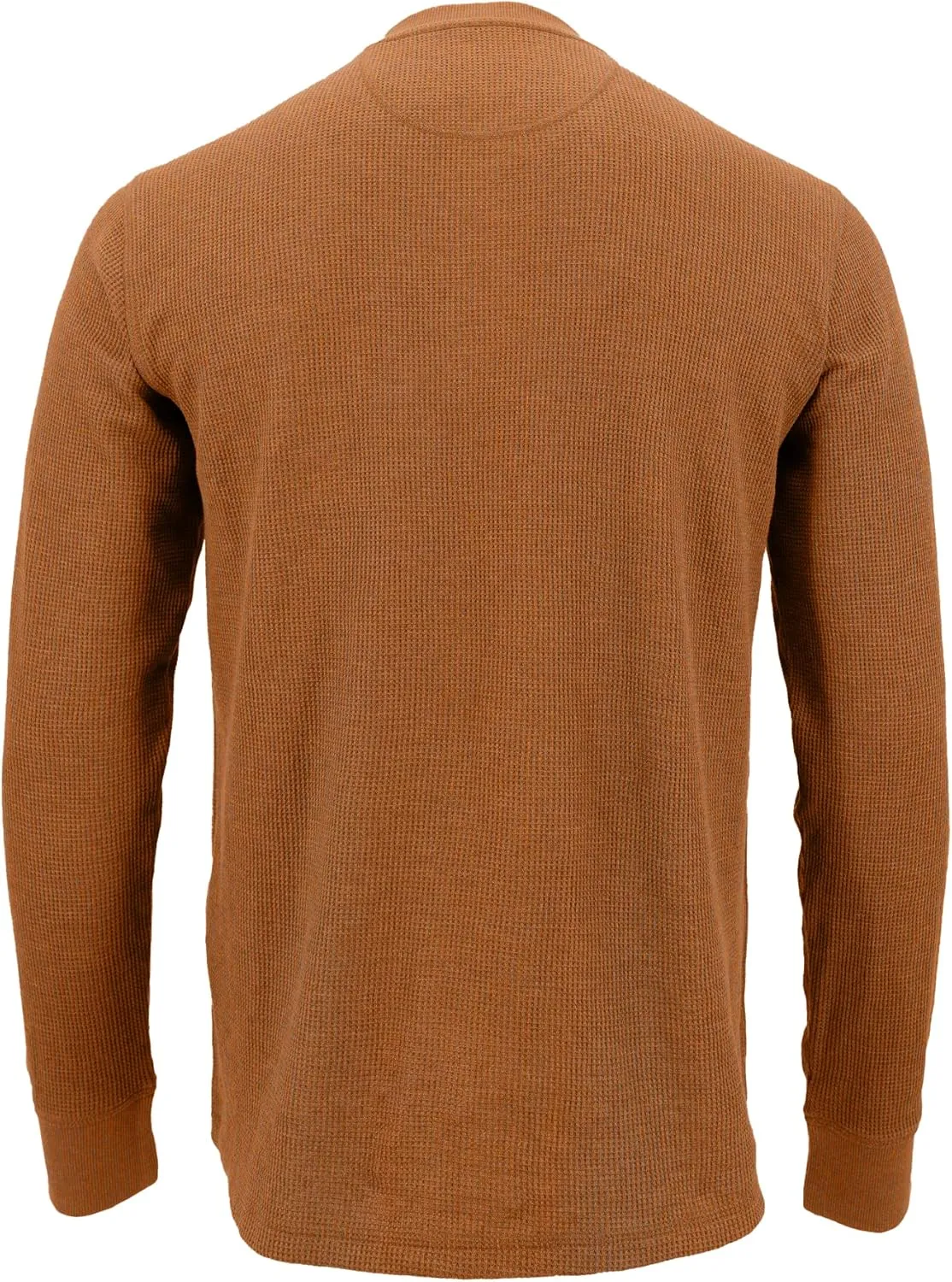 Coleman Long-Sleeve Waffle Thermal Henley Shirts for Men