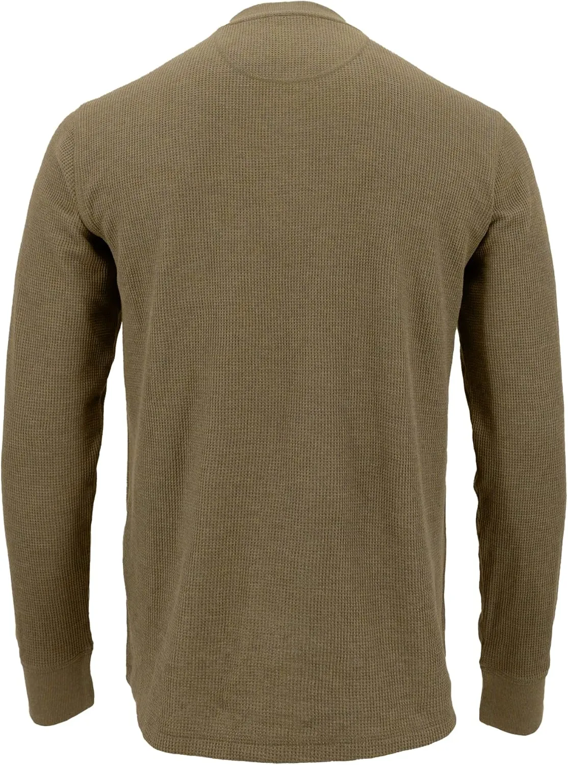 Coleman Long-Sleeve Waffle Thermal Henley Shirts for Men