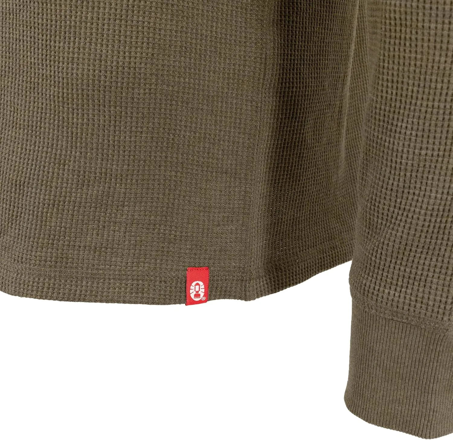 Coleman Long-Sleeve Waffle Thermal Henley Shirts for Men
