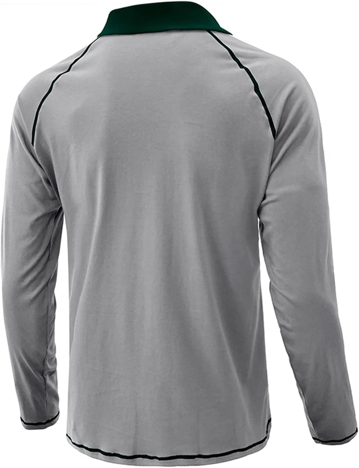 Fashion Mens Polo Shirts Relaxed Fit Long Sleeve Casual Golf Polo Classic Cotton Polo T Shirts Buttons Henley Tops