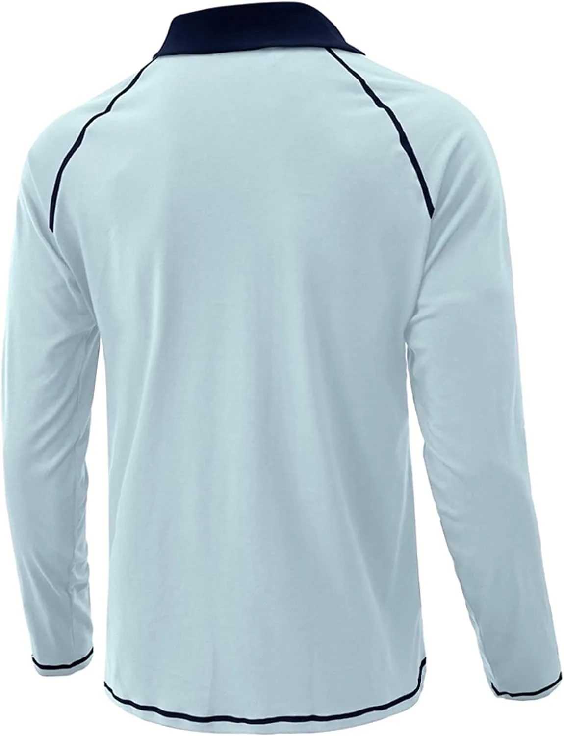 Fashion Mens Polo Shirts Relaxed Fit Long Sleeve Casual Golf Polo Classic Cotton Polo T Shirts Buttons Henley Tops