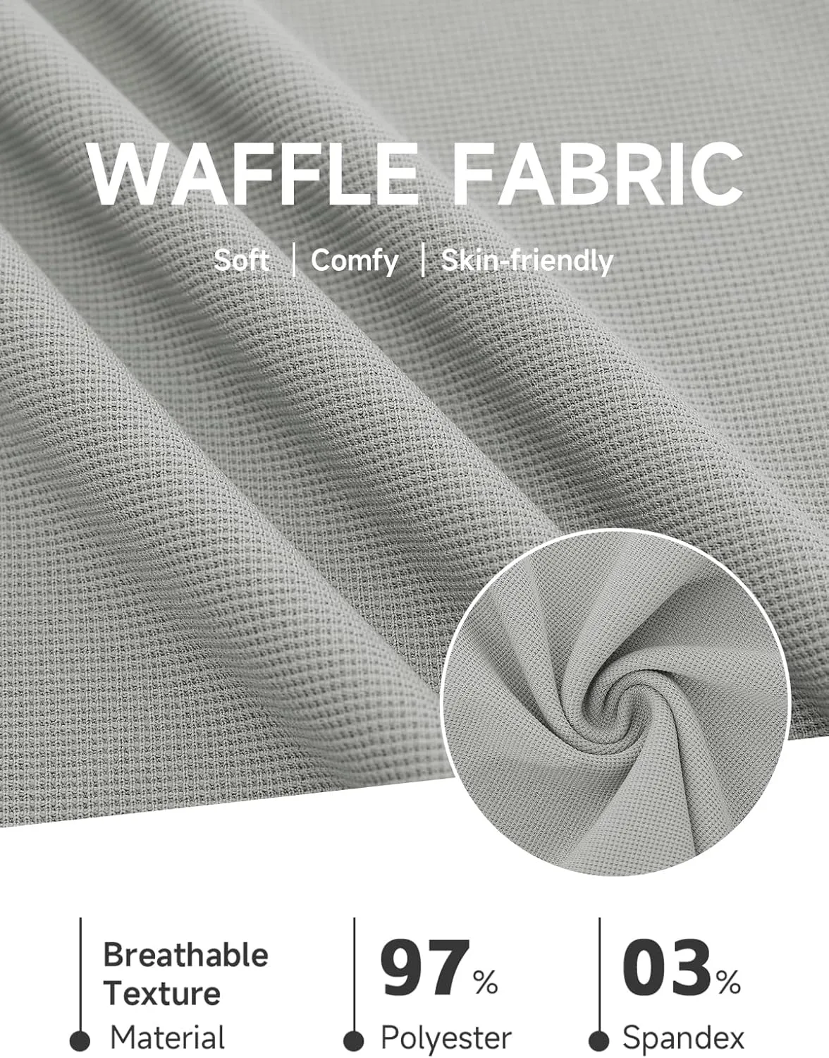 keriffe Womens Wide Leg Work Pants Waffle Knit High Waisted Button Down Casual Dress Palazzo Trousers Pockets