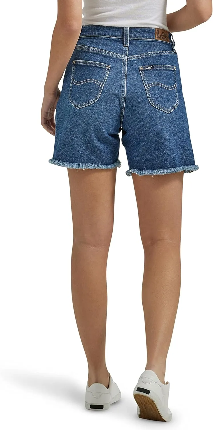 Lee Women's Legendary Mid-Rise Denim Boyfriend Short
