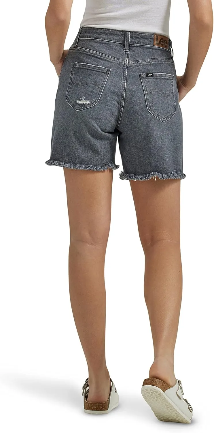 Lee Women's Legendary Mid-Rise Denim Boyfriend Short