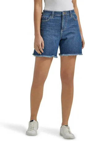 Lee Women's Legendary Mid-Rise Denim Boyfriend Short