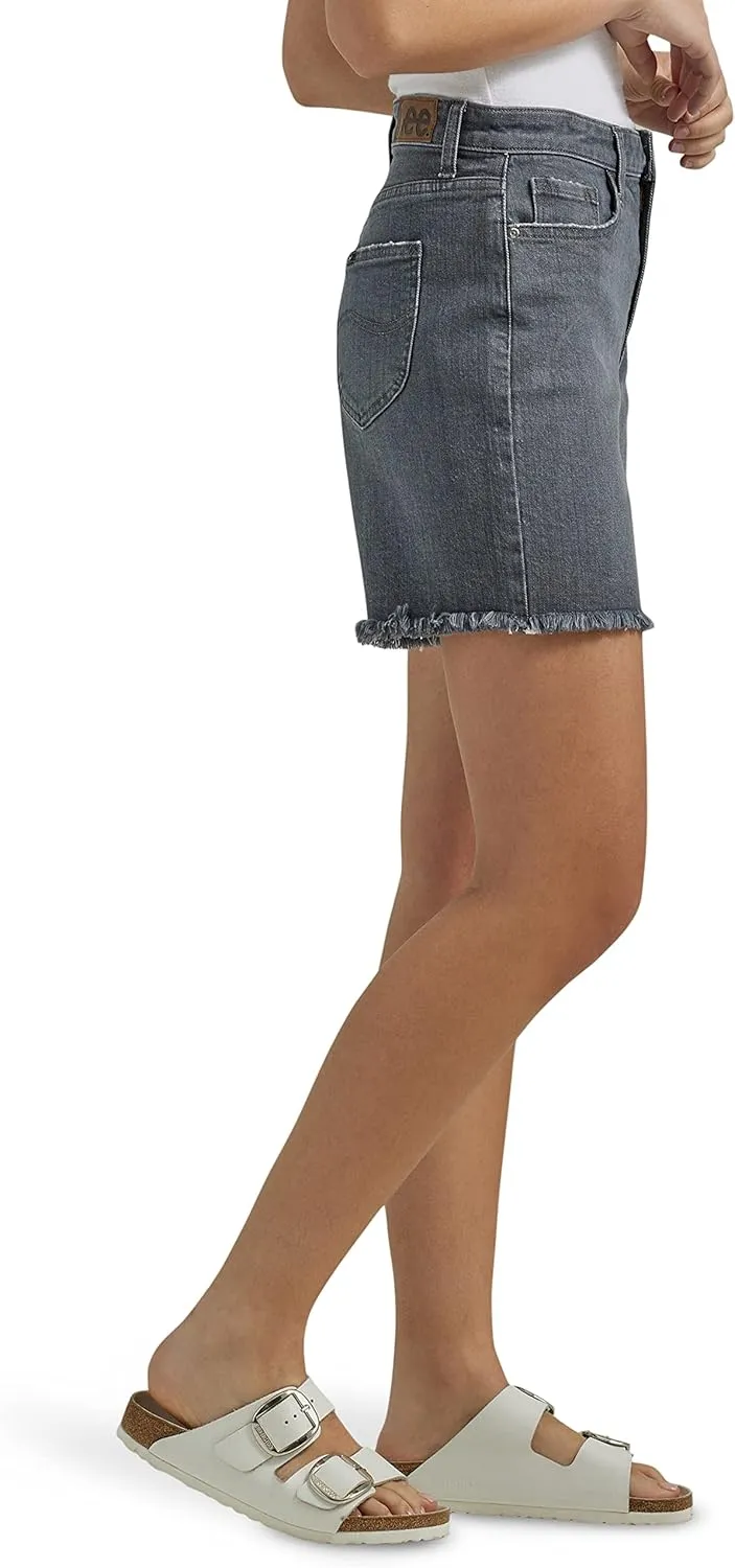 Lee Women's Legendary Mid-Rise Denim Boyfriend Short