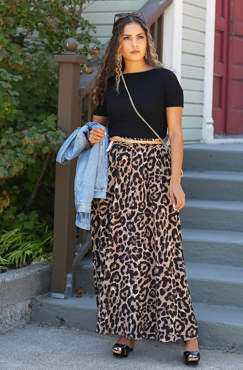 Maxi Skirts for Women Reg & Plus Size Women's Long Skirts, Flowy Summer Skirt Aline Elastic High Waisted Trendy 2023