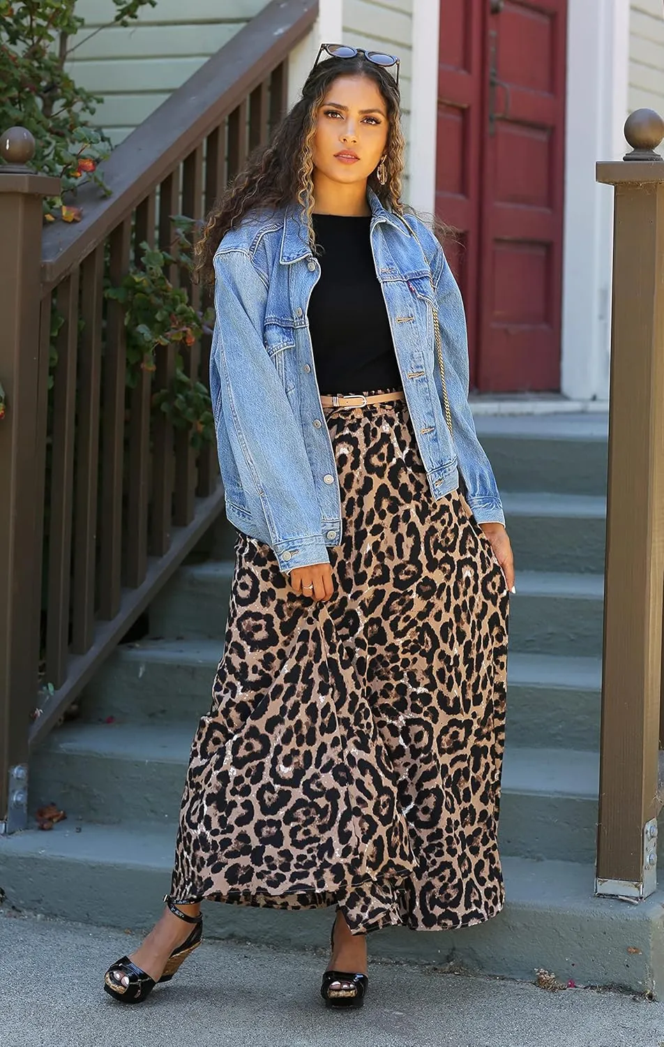 Maxi Skirts for Women Reg & Plus Size Women's Long Skirts, Flowy Summer Skirt Aline Elastic High Waisted Trendy 2023