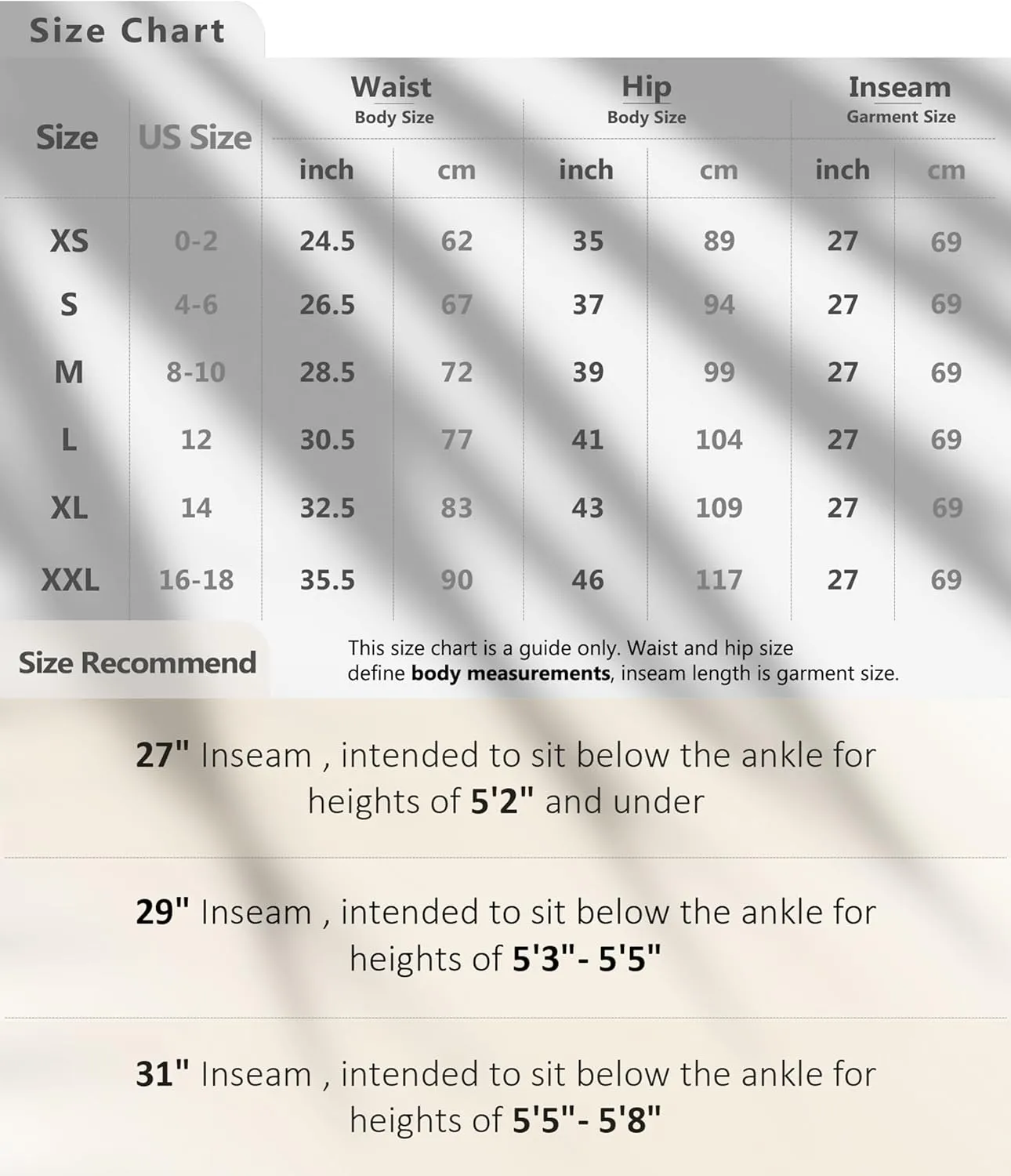 ODODOS Chiffon Flowy Pleated Wide Leg Pants for Women Lightweight High Waist Trouser with Pockets-27/29" /31" Inseam