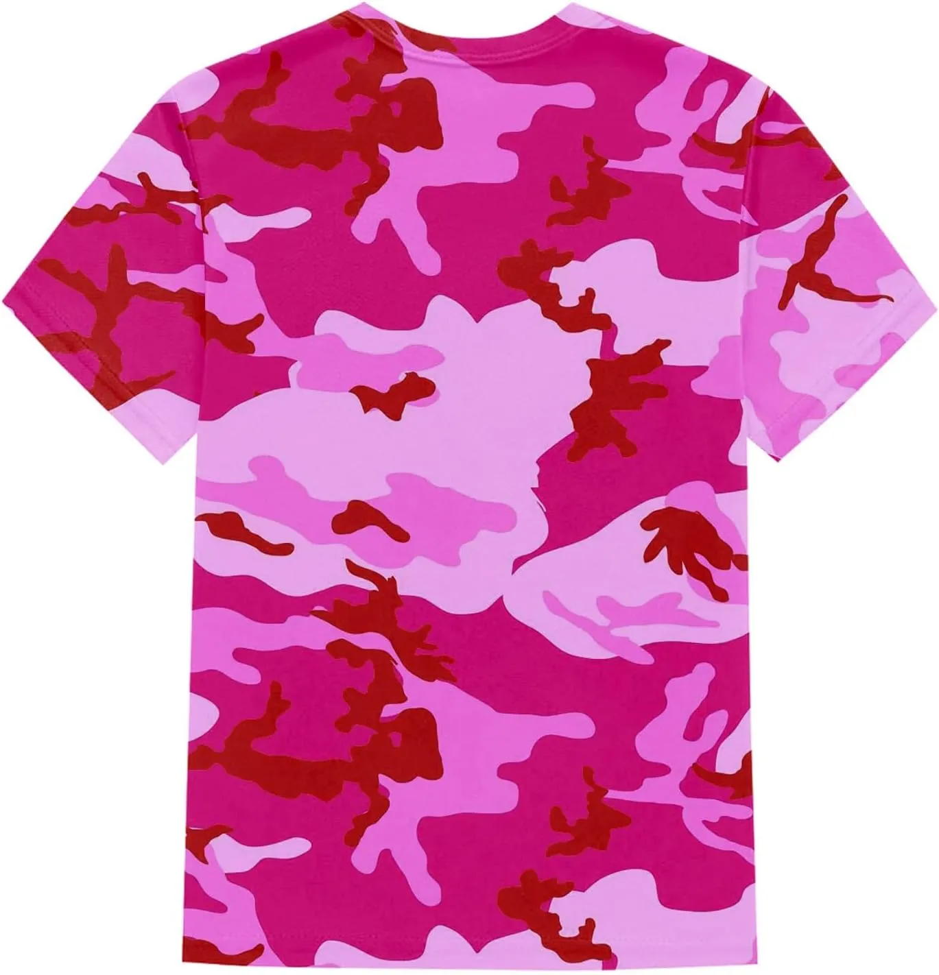 T Shirts for Women Camouflage Print Cute Going Out Tops Short Sleeve Crew Neck Shirts Blouses Casual Clothes Trendy S-5xl