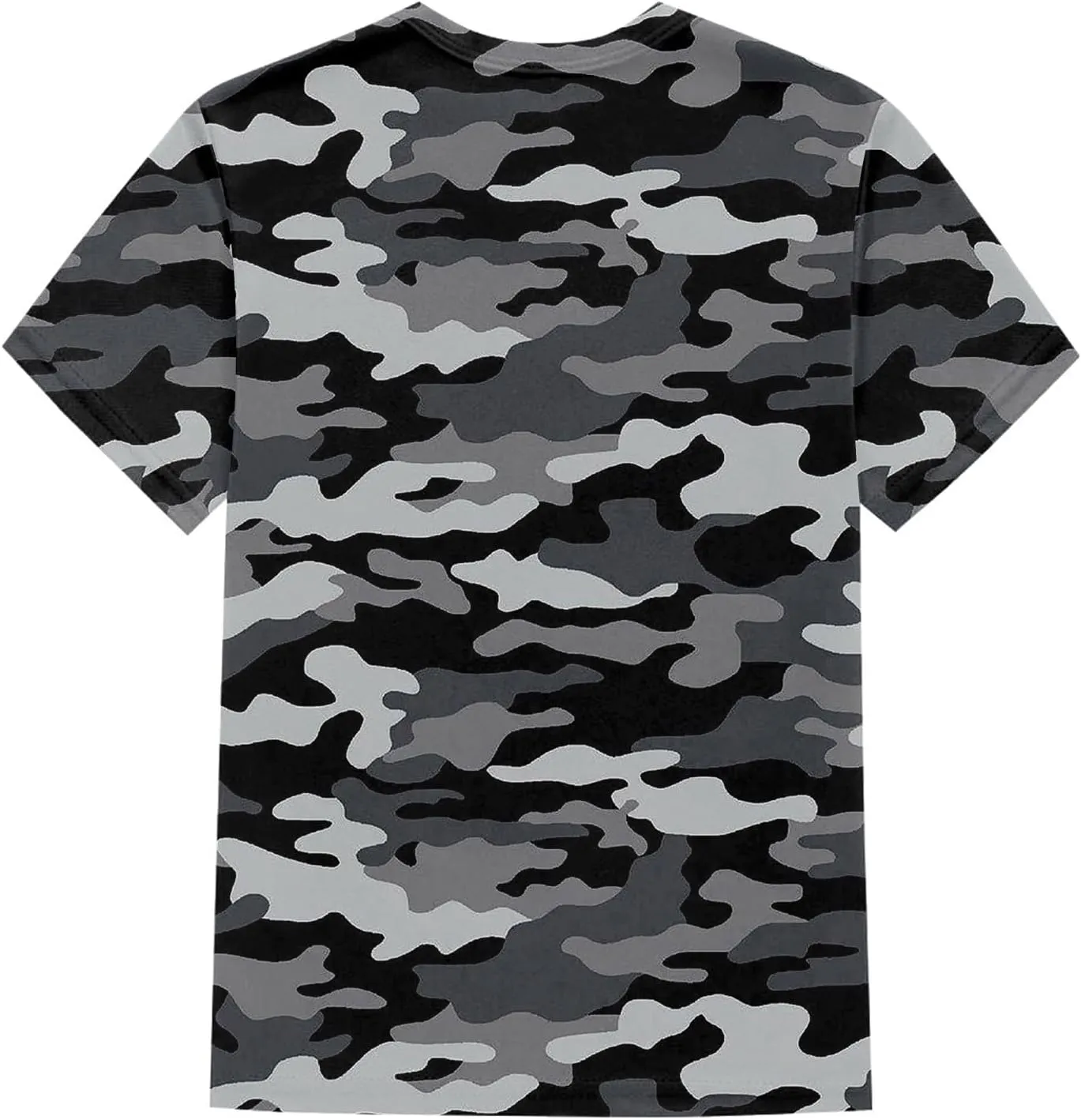 T Shirts for Women Camouflage Print Cute Going Out Tops Short Sleeve Crew Neck Shirts Blouses Casual Clothes Trendy S-5xl