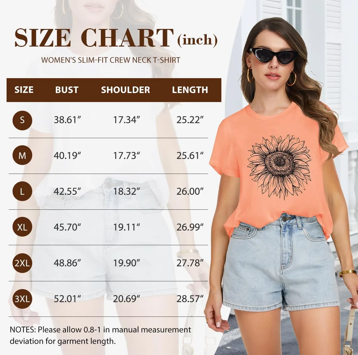 T Shirts for Women Summer Short Sleeve Crewneck Casual Cute Graphic Basic Tees Tops