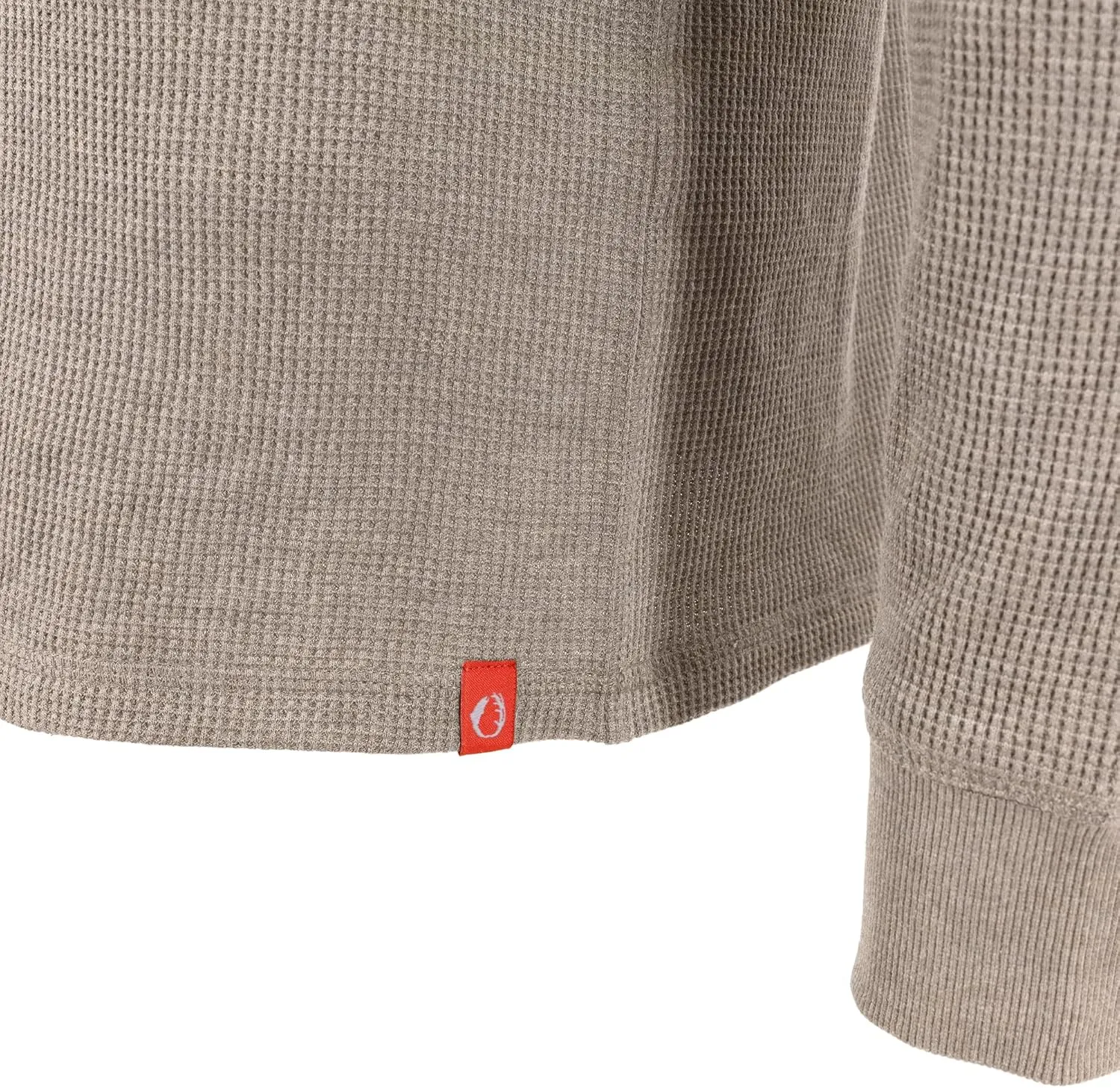 The American Outdoorsman Long-Sleeve Waffle Knit Thermal Henley Shirts with Pocket for Men