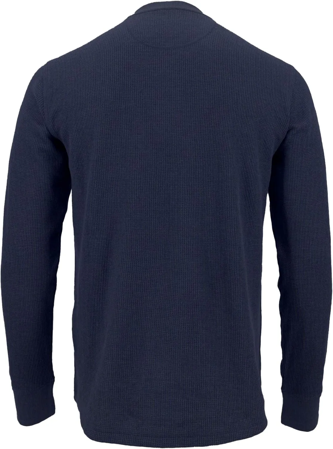The American Outdoorsman Long-Sleeve Waffle Knit Thermal Henley Shirts with Pocket for Men