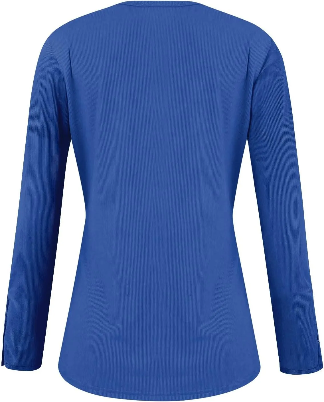 Womens Henley Tops Long Sleeve Fall Winter Henley Top Button Down Slim Fit Tops Basic Ribbed Knit T Shirts 2024
