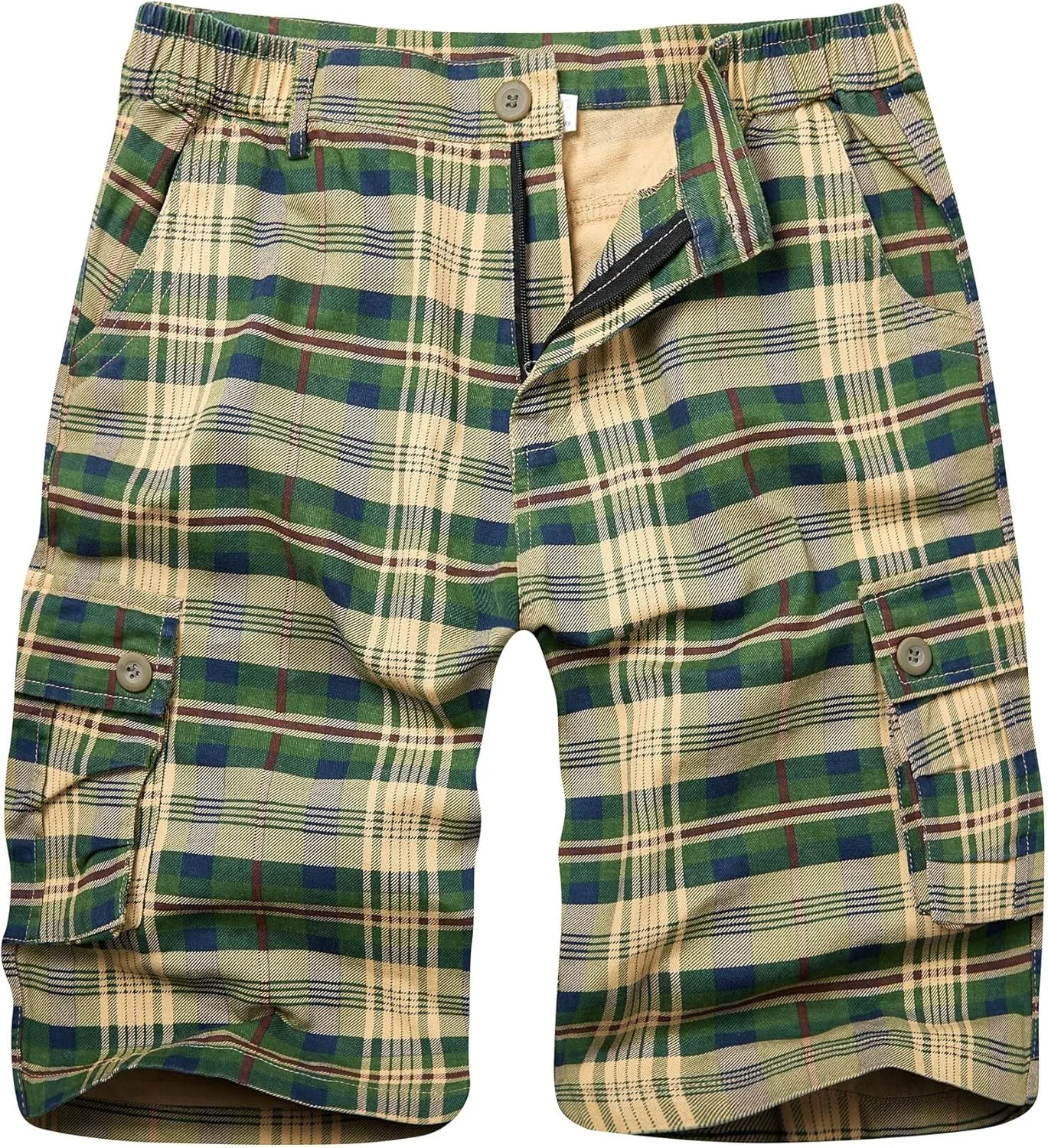 zeetoo Camo Shorts for Men Classic Relaxed Fit Cargo Short Multi-Pocket Outdoor Shorts